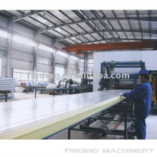 PU sandwich panel former line